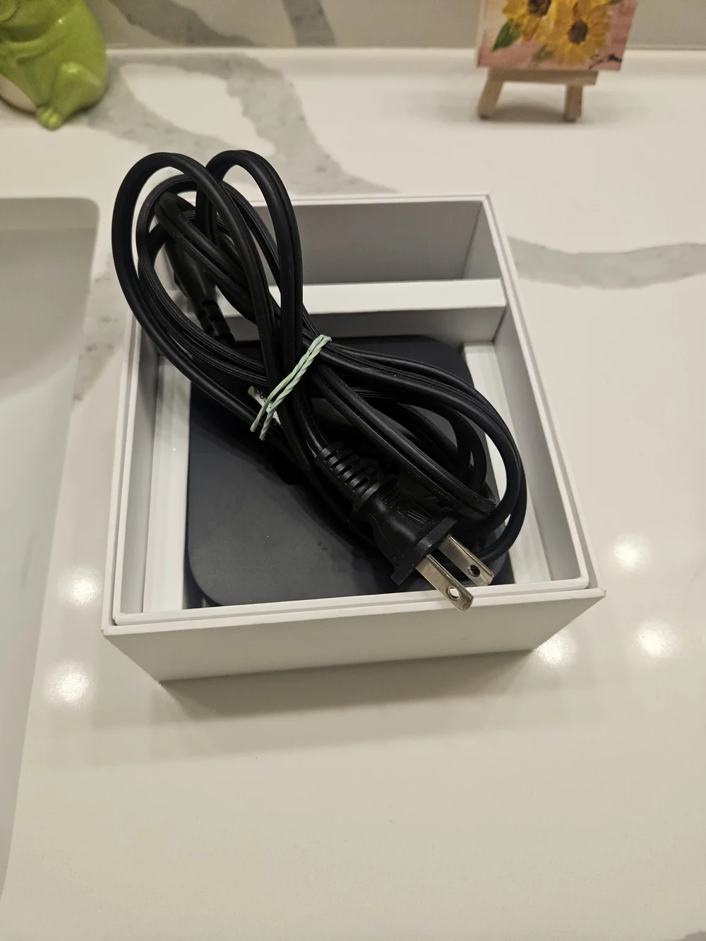 Apple TV 4K Streaming Player with Black Cable